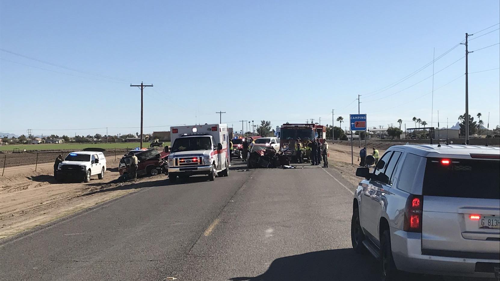Three dead after head-on collision in Arizona City